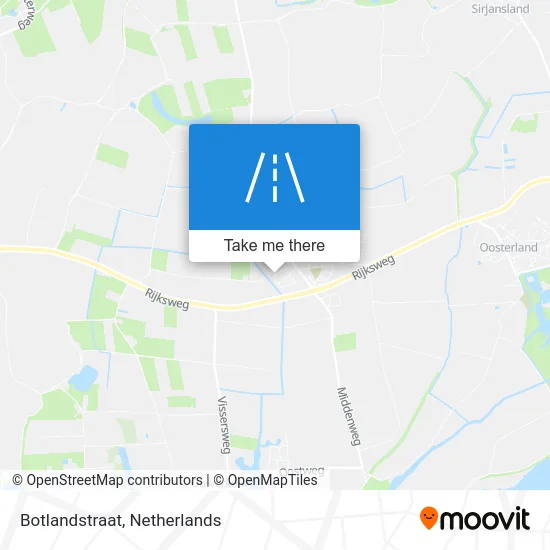 Botlandstraat map