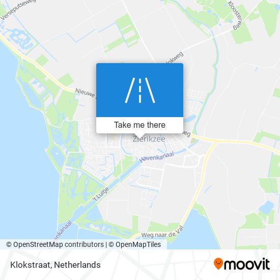 Klokstraat map