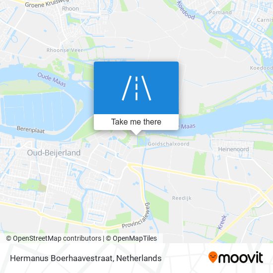 Hermanus Boerhaavestraat Karte