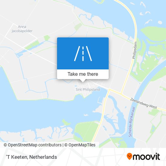 'T Keeten map