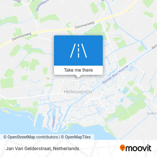 Jan Van Gelderstraat map