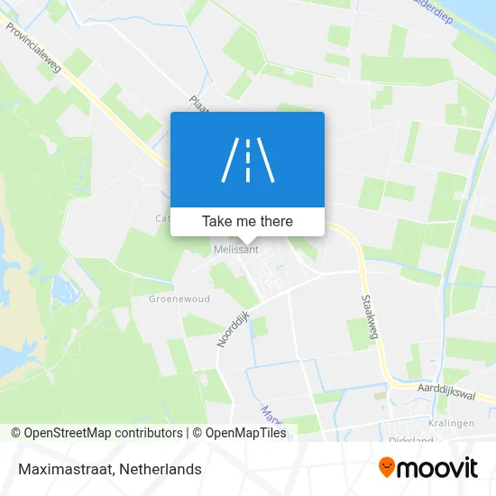 Maximastraat map