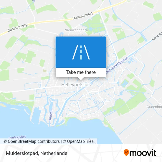 Muiderslotpad map