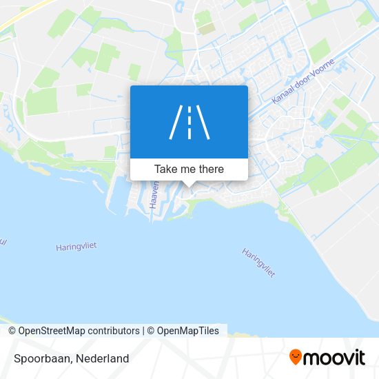 Spoorbaan map