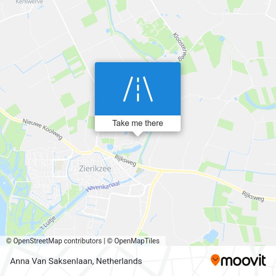 Anna Van Saksenlaan map