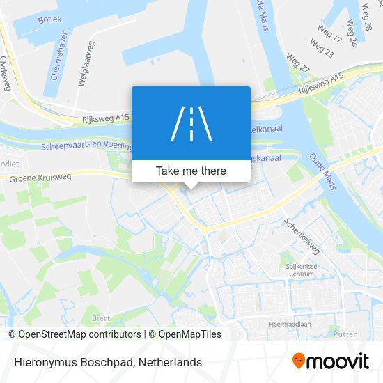 Hieronymus Boschpad map