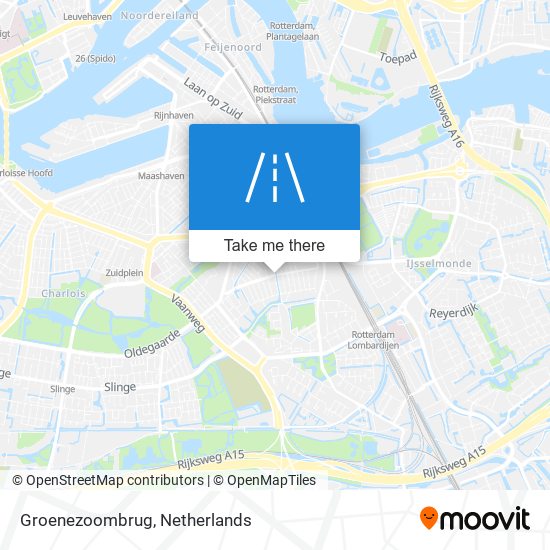 Groenezoombrug map