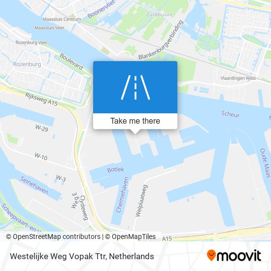 Westelijke Weg Vopak Ttr map