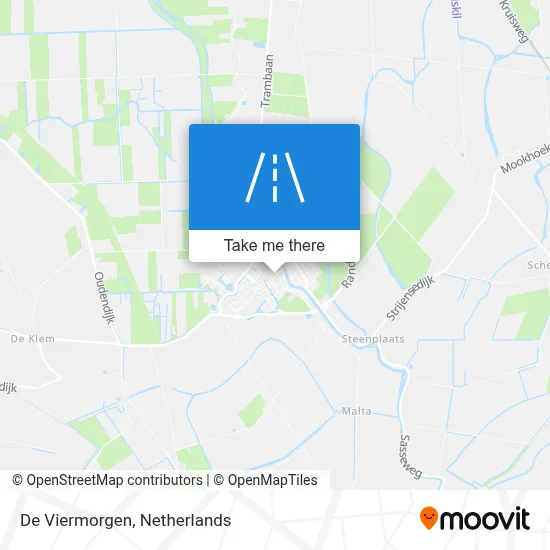De Viermorgen map