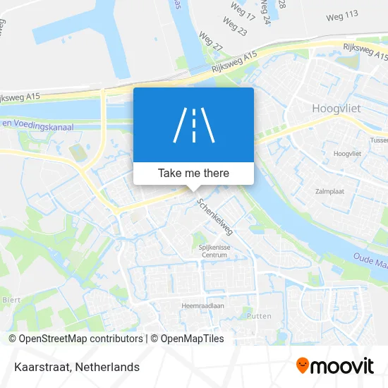Kaarstraat map