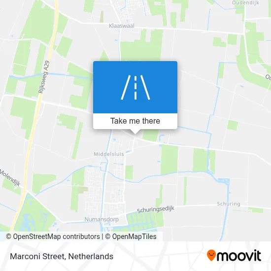 Marconistraat map