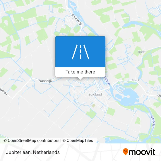 Jupiterlaan map