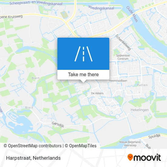 Harpstraat map