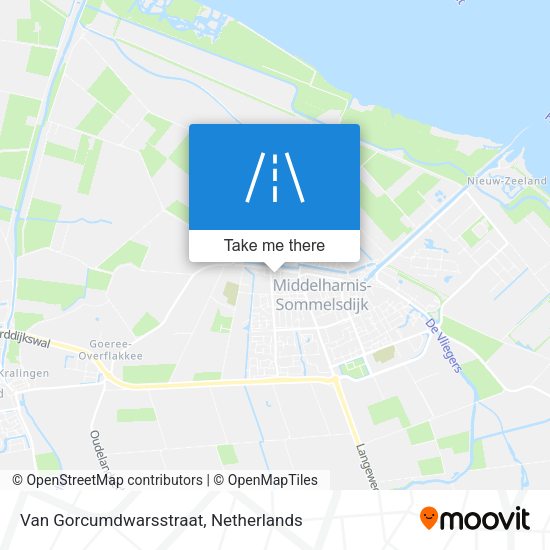 Van Gorcumdwarsstraat map