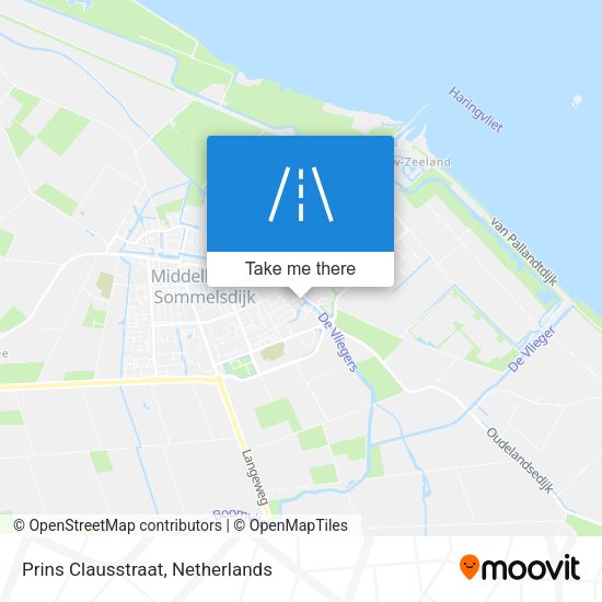 Prins Clausstraat map