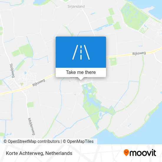 Korte Achterweg map