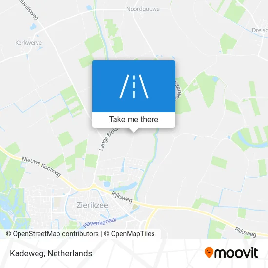 Kadeweg map