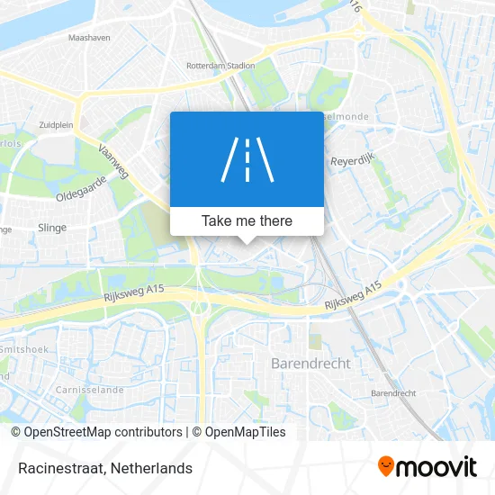 Racinestraat map