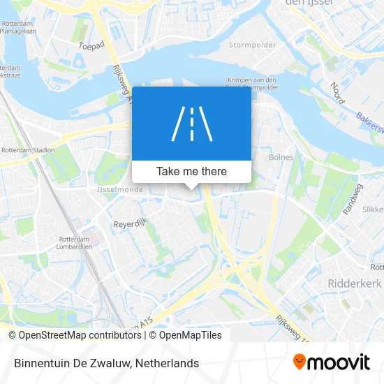 Binnentuin De Zwaluw map