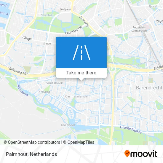 Palmhout map