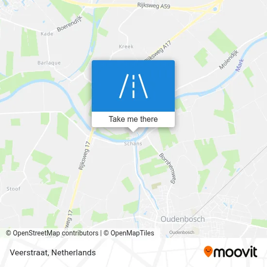Veerstraat map
