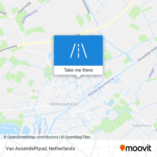 Van Assendelftpad map