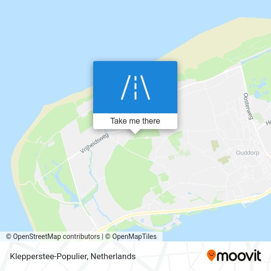Klepperstee-Populier map