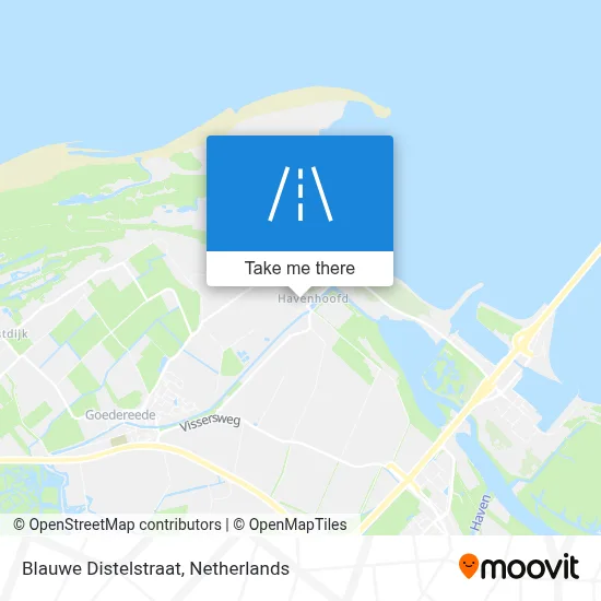 Blauwe Distelstraat map