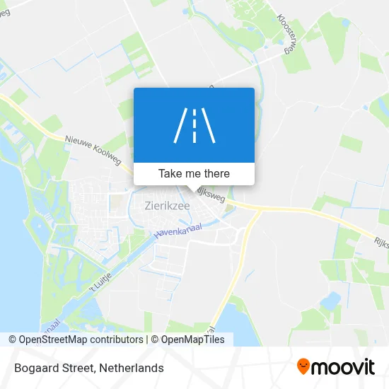Bogaardstraat map
