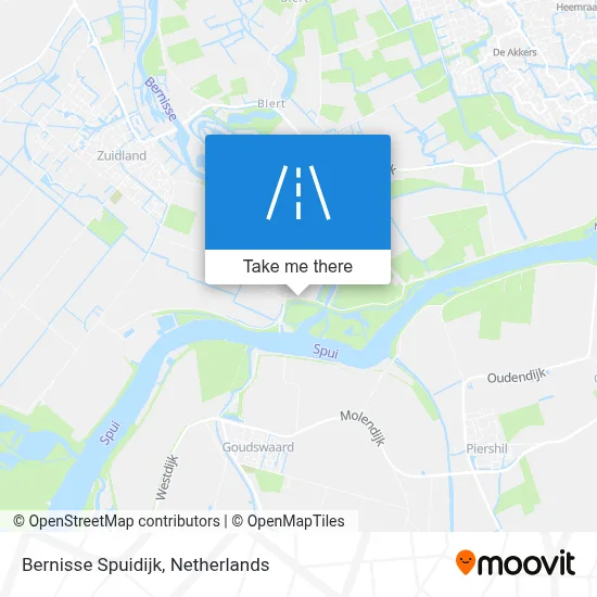 Bernisse Spuidijk map