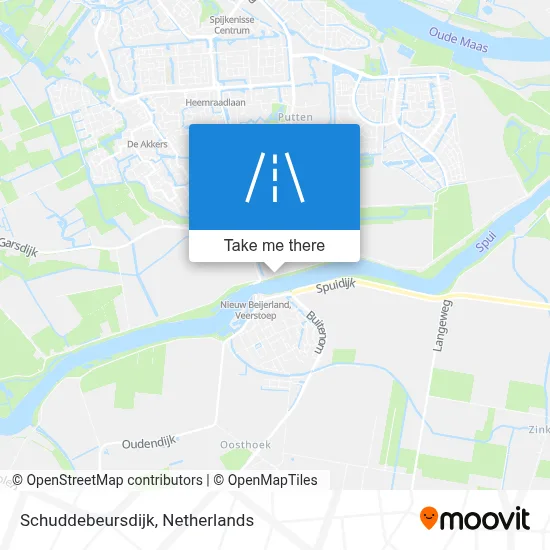 Schuddebeursdijk map