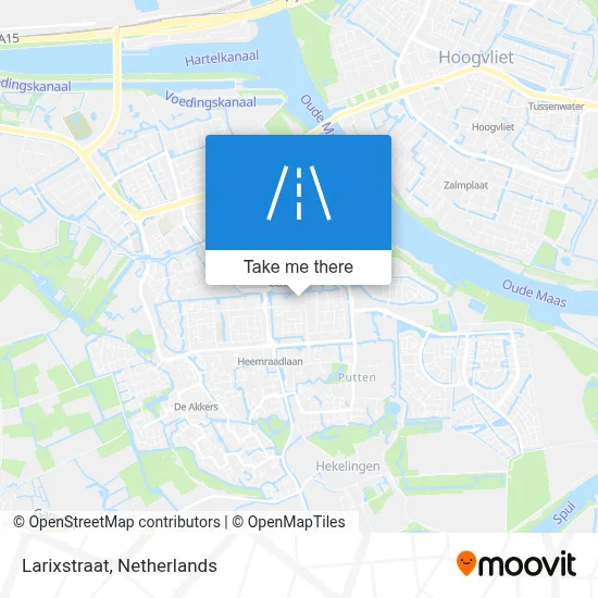 Larixstraat map