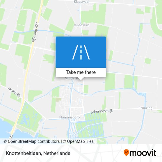 Knottenbeltlaan map