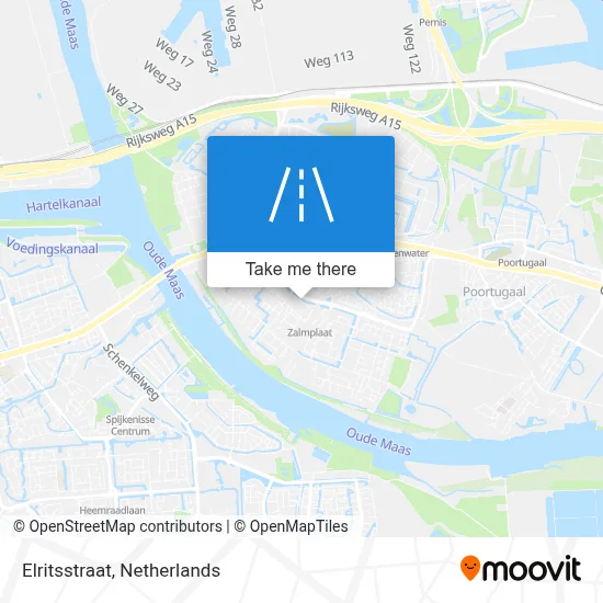 Elritsstraat map