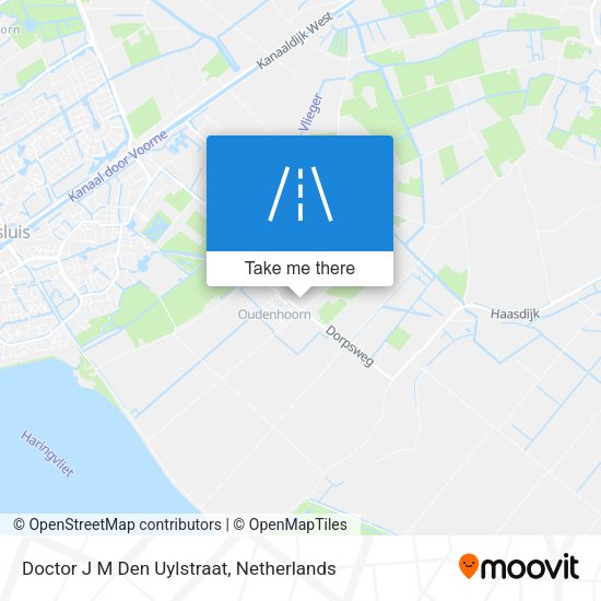 Doctor J M Den Uylstraat map