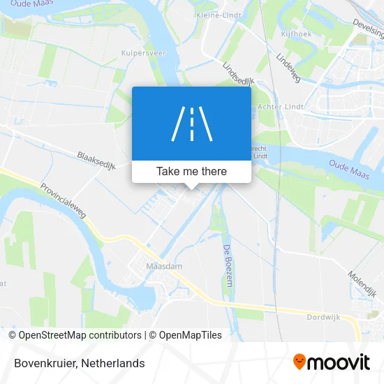 Bovenkruier map