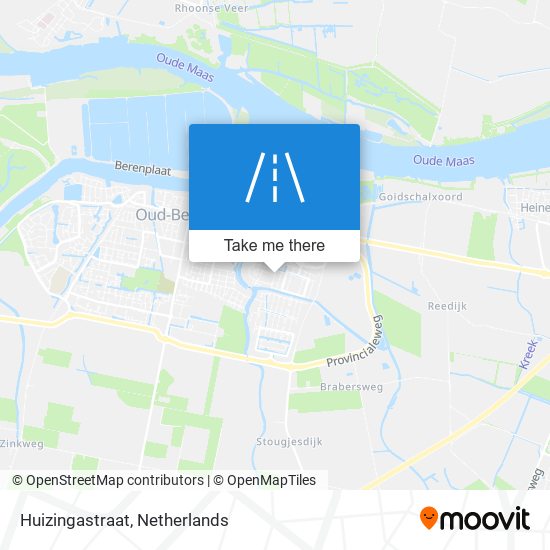 Huizingastraat map