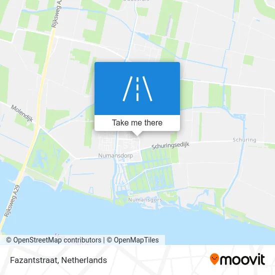 Fazantstraat map