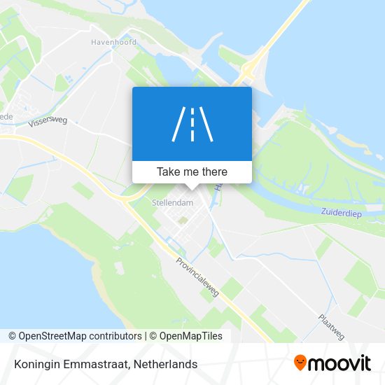 Koningin Emmastraat map