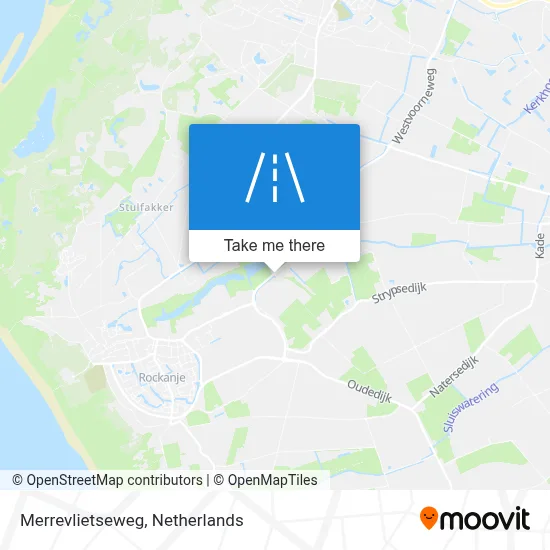 Merrevlietseweg map