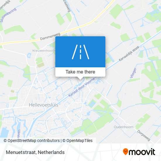 Menuetstraat map