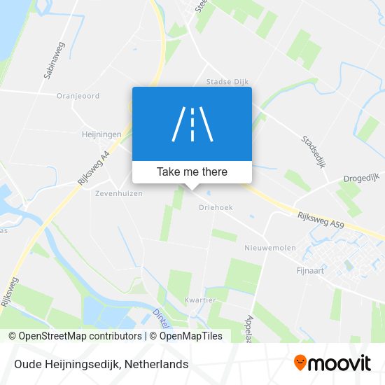 Oude Heijningsedijk map