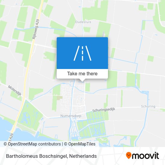 Bartholomeus Boschsingel map