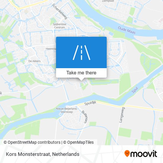 Kors Monsterstraat map