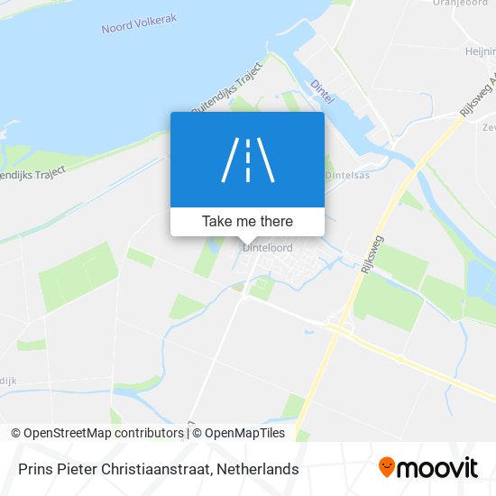 Prins Pieter Christiaanstraat Karte