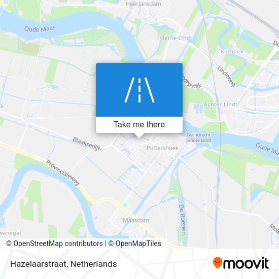 Hazelaarstraat map