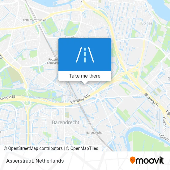 Asserstraat map
