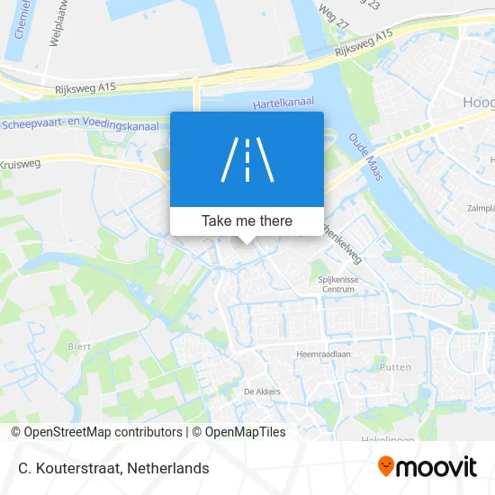 C. Kouterstraat map