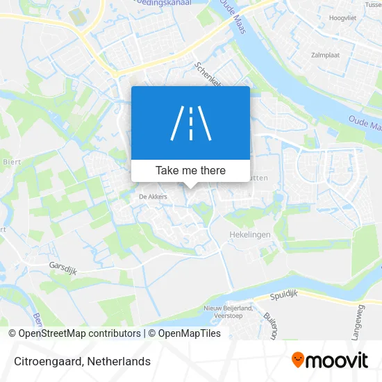 Citroengaard map