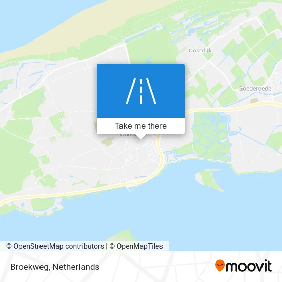 Broekweg map